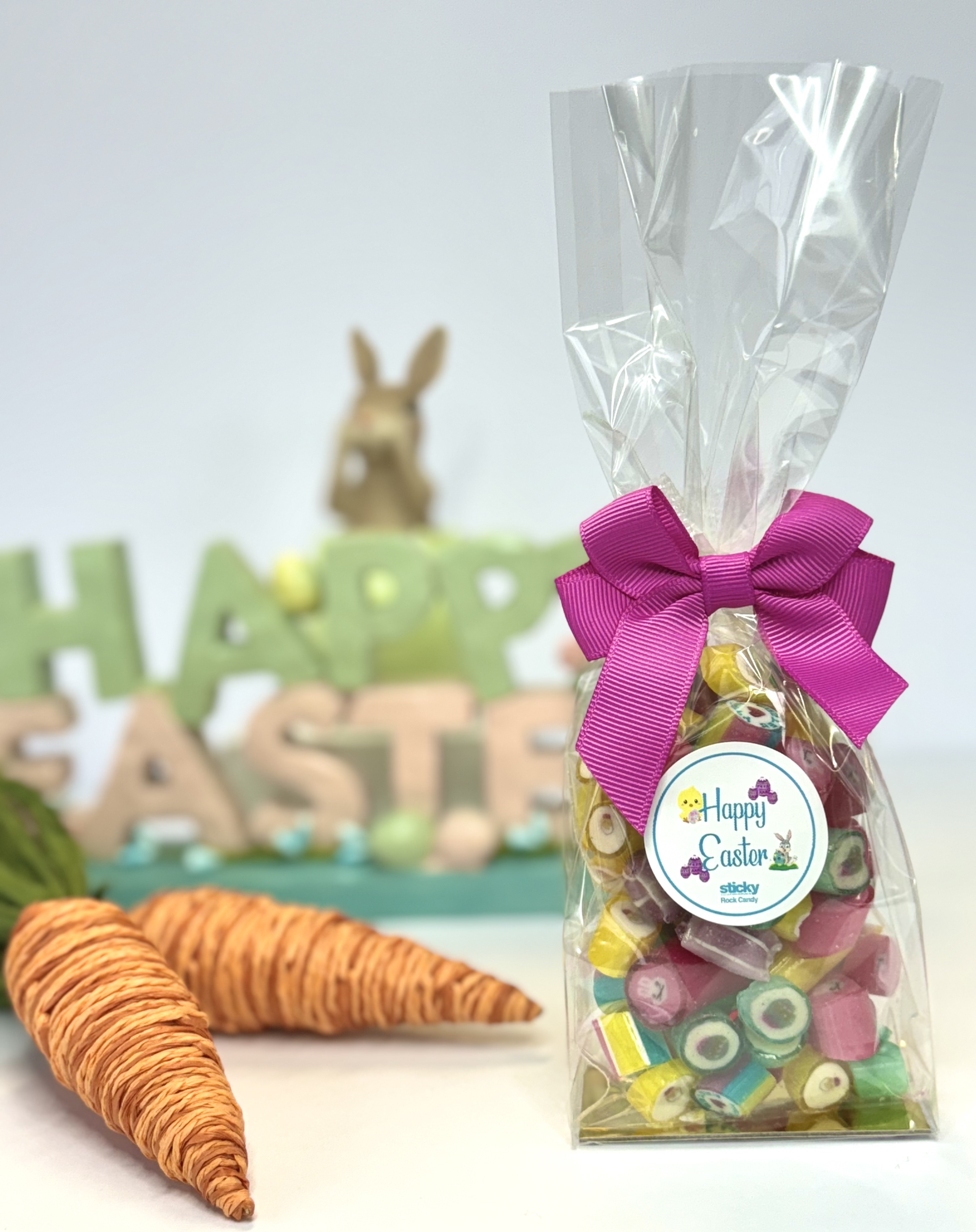 Happy Easter (2024) - Gift Bag With Bow (1)